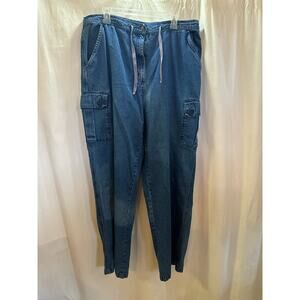 Vintage Mainstreet Blues Denim Cargo Jeans – Size 20